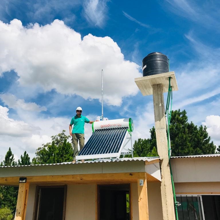 Termotanque solar Este Energía Sustentable Argentina